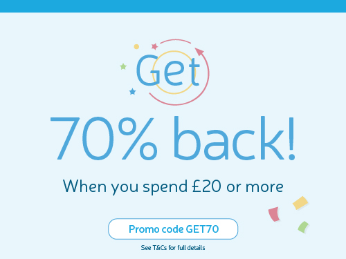 Spend 20 pounds in charity lotto get cashback